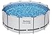 Produktbild Bestway Steel Pro MAX Solo Pool ohne Zubehör 366 x 122 cm, lichtgrau, rund