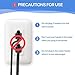 2000W Immersion Water Heater with 304 SS Guard Fast Heats up 5 gallons Water in Minutes, Portable Bucket Water Heater with LCD Thermometer, Submersible Water Heater for Bathtub Swimming Pools, Black