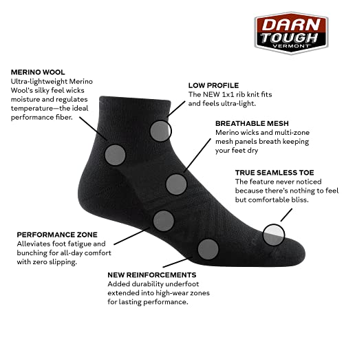 Darn Tough (1055) Run Coolmax 1/4 Ultra-Lightweight with Cushion Men's Sock2