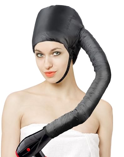 Casco Secador de Pelo de Casa Gorro Térmico para Cabello Capucha para Secar el Cabello Gorro Secador de Pelo para Secador de Pelo Casco Secador Portátil para Secado, Peinado, Rizado
