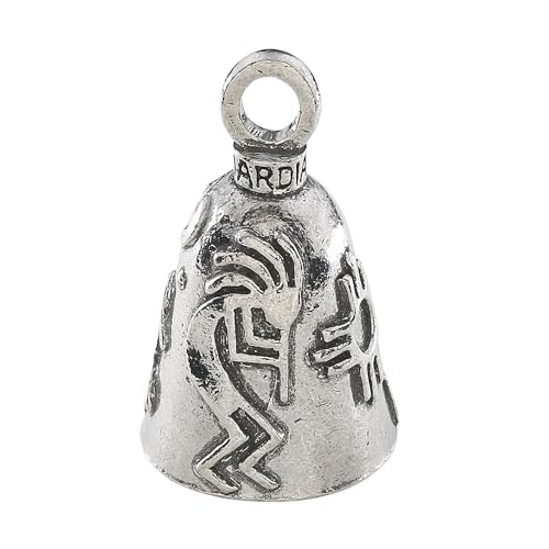 Image of Guardian Bell Good Luck Bell w /Keyring & Black Velvet Bag | Motorcycle Bell | Lead-Free Pewter | Made in USA