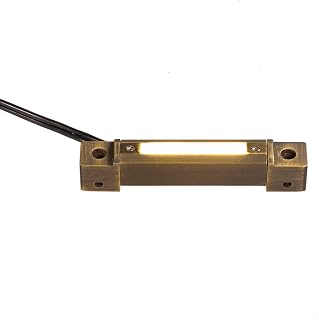 VOLT 12V 0.5W 3" Cast Brass (Bronze) 360-Degree Rotatable 2700K Warm White LED Hardscape Light (15 Lumens) for Low Voltage Outdoor Step, Deck, Masonry & Wall Lighting