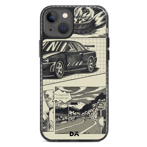 Image of DailyObjects Polycarbonate Battle Stride 2.0 Magnetic Case Cover for iPhone 15 | Compatible with Wireless Charging Slim Back Cover with Inner Magnetic Ring Shockproof, Multicolor
