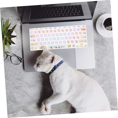 Protector teclado portátil de diseño integral para trabajar sin manchas 4