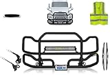 Front Grille Deer Moose Brush Bumper Guard Ex-Guard for Freightliner Cascadia 2018 and Newer (Withou