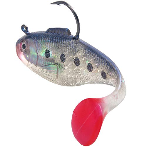 eTone 10pcs 4" Powerful Crank Fish Bait River & Sea Soft Lure Fishing