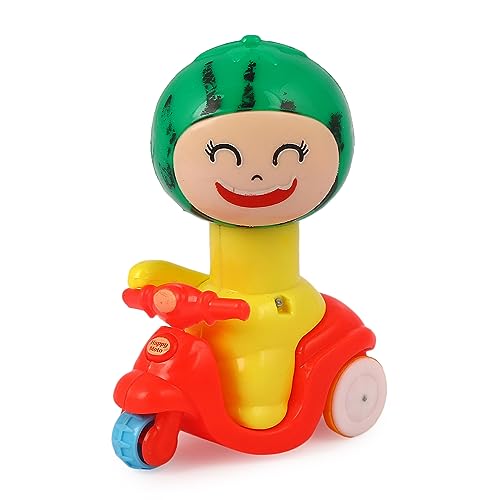 Image of Asian Portable Plastic Cocomelon Press N Go Friction Scooter for Kids Pack of 1 Orange | Baby & Toddlers Toys 6 Months - 5 Years