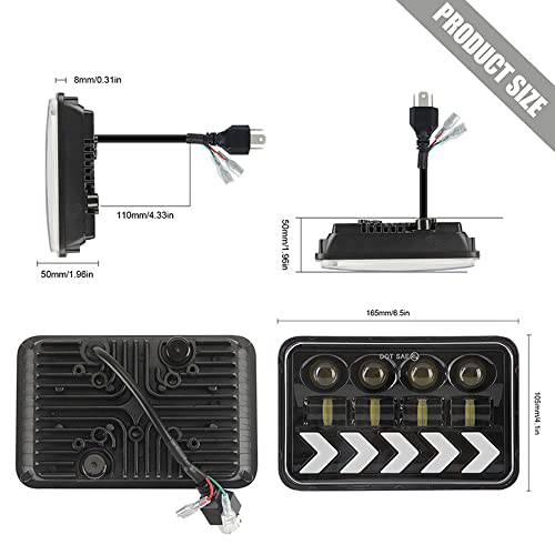 Luz De Trabalho De Carro De 5 Polegadas V7 Para Wrangler Farol Alto Baixo Branco Espinha De Peixe Pi