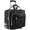 RUCYEN Rolling Laptop Bag, 15.6 inch Rolling Briefcase for Men & Women,Laptop Briefcase on Wheels, Overnight Bags Carry On Bag, for Business Travel