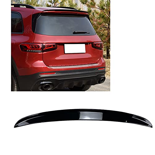 BUNUMO Abs Aileron Arrière Extérieur Pare-Chocs Supérieur Lèvre Queue Aile pour Mercedes Benz Classe B Glb200 Glb250 X247 Amg 2020 2021 Noir Brillant Cover