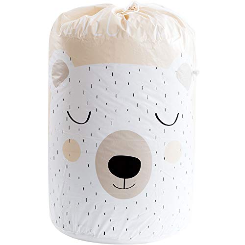 Fine Foldable Storage Bag, Clothes Blanket Quilt Closet Sweater Organizer Box Pouches Kids Toy Organizer Storage Basket Storage Bag Flower (B)