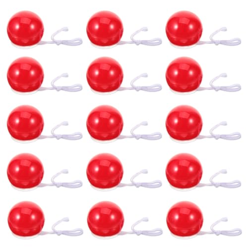 Nez de clown rouge lumineux pour costume Halloween et soirées déguisées
