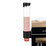 Transparentes Rohr - Pull-Type Cup Dispenser-Gehäuse ermöglicht eine schnelle visuelle Überwachung des Becherfüllstands