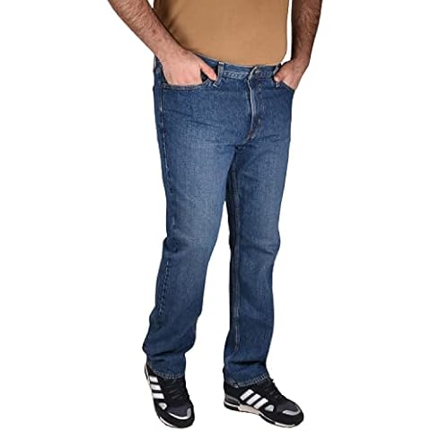 True Face Men's Denim Straight Leg Jeans Cover