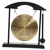 LAPYAPPE 風鈴デスクトップゴング装飾 ヴィンテージ製ゴング 卓上飾り 家用禅オーナメント インテリアアクセント