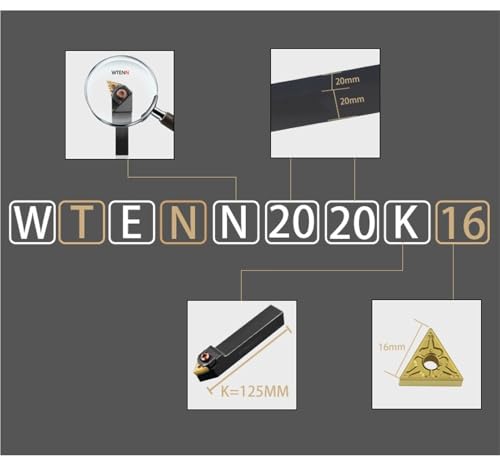 Portaherramientas para Torno CNC WTENN 1 pieza miniatura 4