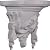 Ekena Millwork SH17X09X05CH 17 5/8-Inch W x 5 7/8-Inch D x 9 1/4-Inch H Tassel Decorative Shelf