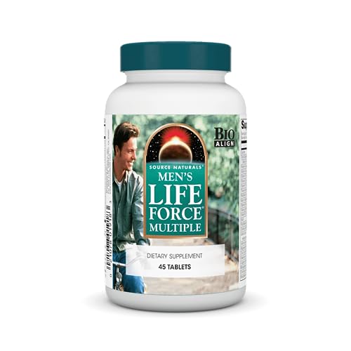 Source Naturals Men's Life Force Multiple Daily Multivitamin & Immune Health Supplement - 13 Essential Vitamins, Nutrients & Minerals* - 45 Tablets