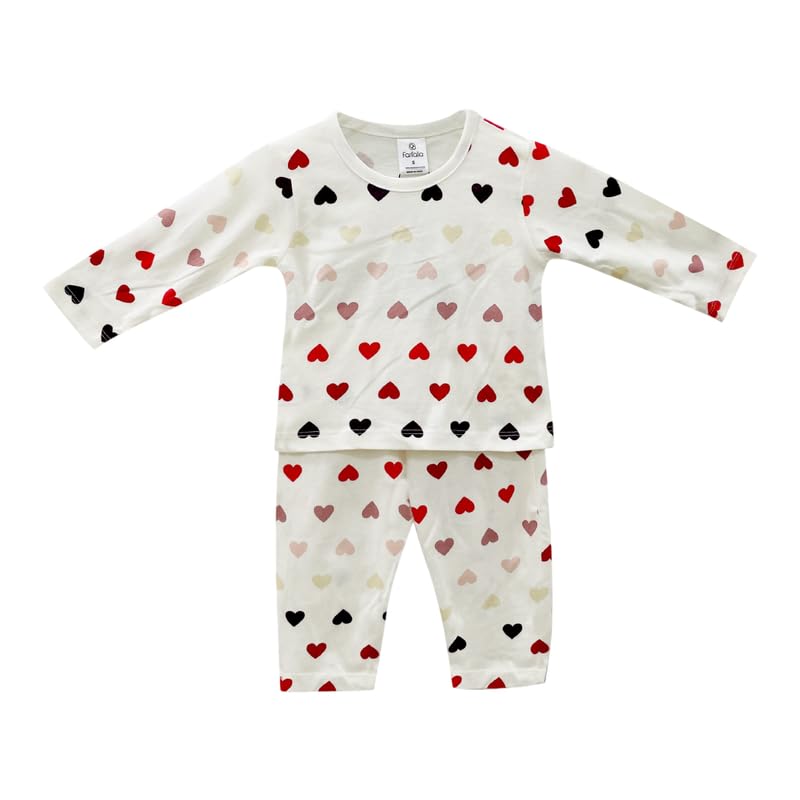 Farfalla Newborn Baby Dress | Long Sleeve 100% Cotton Dress For Unisex Kids | Romper Playsuit Soft Hoodie Baby Clothes | Night Suits for Baby Boys & Girls