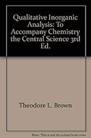 Qualitative Inorganic Analysis 0137450761 Book Cover
