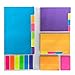 Divider Sticky Notes Set, Prioritize with Color Coding, 60 Ruled (3.8x6’’), 48 Dotted Notes (3x3.8’’), 48 Blank (2.6x3.5’’), 48 Orange and Pink, 150 Neon Color Index Tabs, 402 Total Tab Divider Notes
