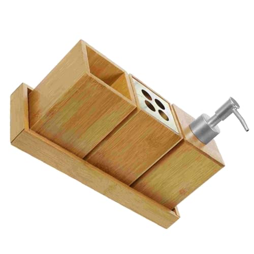 Ensemble accessoires salle de bain en bambou premium et durable - 7