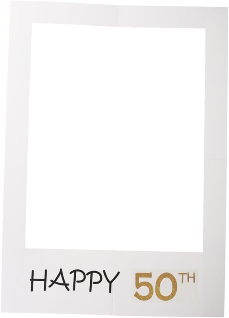 Unique Paper Photo Frames 2pcs Birthday Party Props Photo Booth Props for Birthday Party Decorations