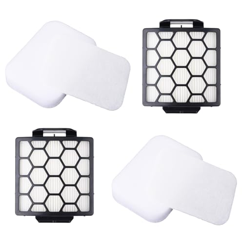 Filter Replacement for Shark NV150 NV255 NV250 NV151 ZU60 ZU62 ZU62C ZU51 ZU55 ZU102 Navigator Swivel Pro Complete Upright Vacuum Cleaner, Parts Accessories 1238FT60 1239FT60 Reusable & Washable