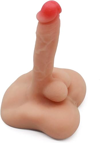 Muñeca sexual de pene para hombre, consolador realista de 7 pulgadas, polla flexible para punto G con base plana y agujero anal apretado, juguetes