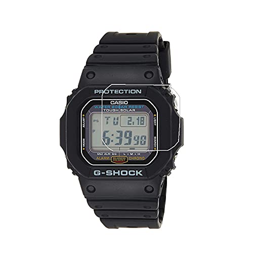 Film G-Shock G-5600 : lot de 3 protections écran transparentes, anti-choc et ultra-fines