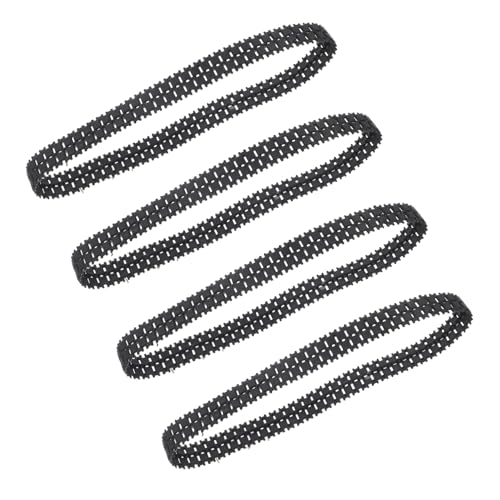 BESTonZON DIY Tank Tracks 4 Pack Replacement for Robo Toy Bands for DIY Tank Robot