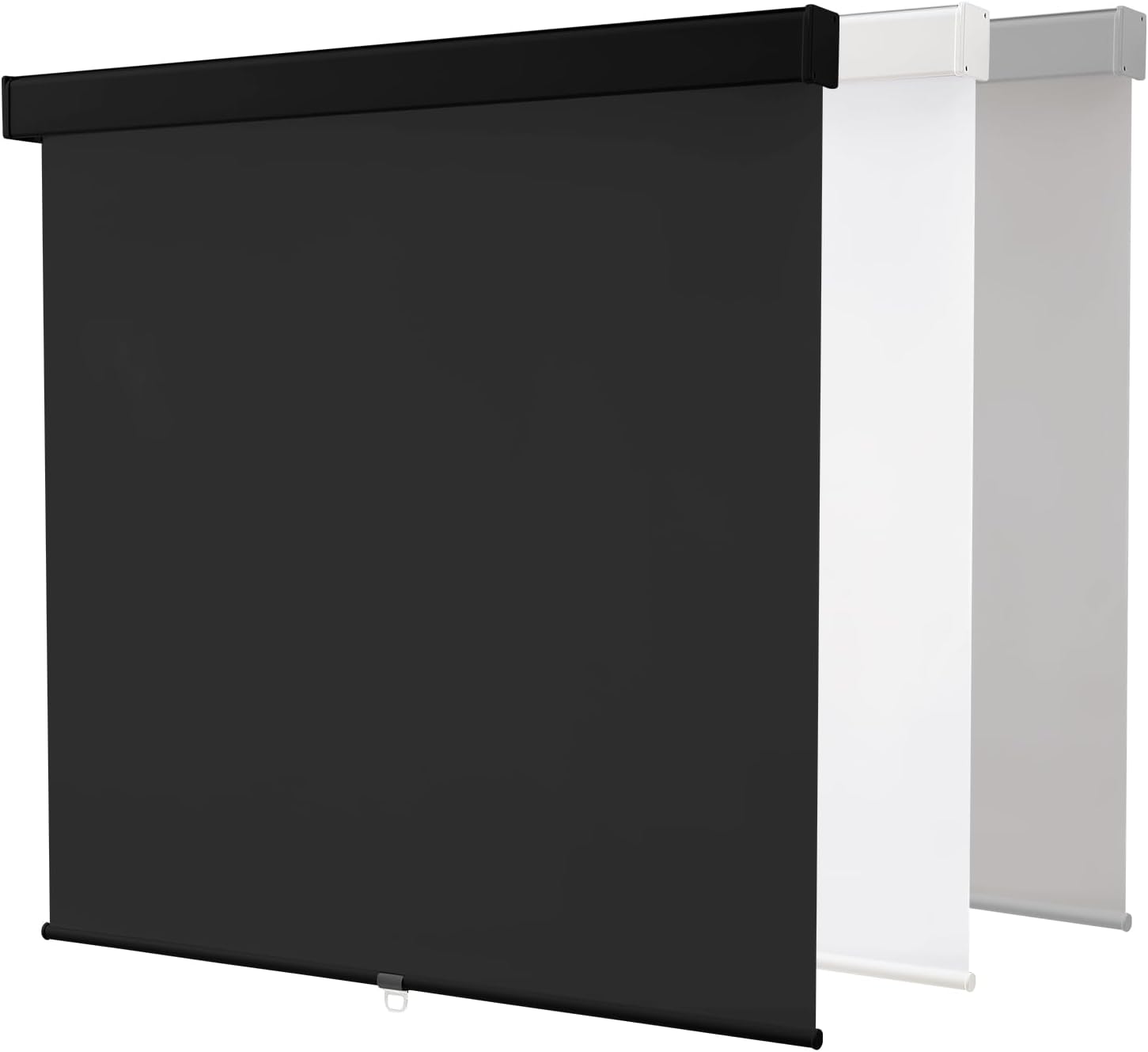 100% Blackout Cordless Roller Window Shades, Free-Stop Black Out Blinds for Indoor Windows,Thermal Insulated UV Protection,Window Shades Pull Down for Home,Office,Easy to Install,43" W x 72" H, Black W43"xL72" Black