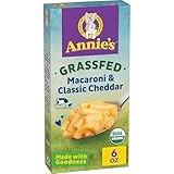 Annie's Organic Macaroni and Cheese, Classic Mild Cheddar, Grassfed, 6 oz