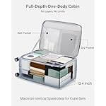 Hanke Hardside Expandable Large Checked Luggage, 28 Inch Top Opening Trunk Luggages with Spinner Wheels, All-PC Hard Shell Suitcase, Lightweight TSA Approved (Grey, 120L) - Image 4