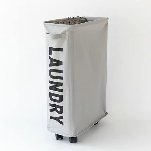 Cesto portabiancheria pieghevole con copertura in