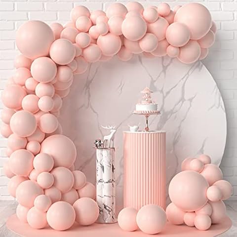Orange Balloons 84 Pcs Macaron Orange Balloons Garland Arch Kit 18" 12" 5" Orange Balloons for Baby Shower Wedding Birthday Party Engagement Anniversary Festival Decoration Cover