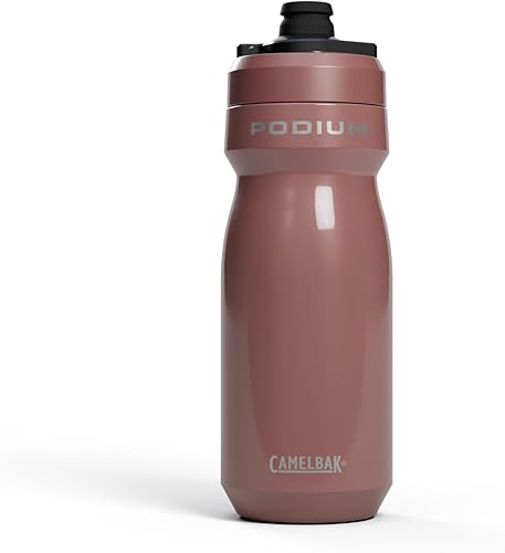 Miniatura 24 de CamelBak Podium Steel - Botella de agua térmica para bicicleta de acero inoxidable, color piedra, 18 oz Piedra,Negro,Rubor,Rubor de mercurio,Niebla
