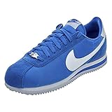 Nike Cortez Basic Nylon Mens Fashion-Sneakers (Signal Blue/White, 10 D(M) US)
