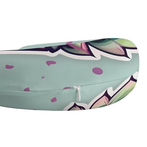 Almohada de viaje espuma viscoelástica tamaño único miniatura 4