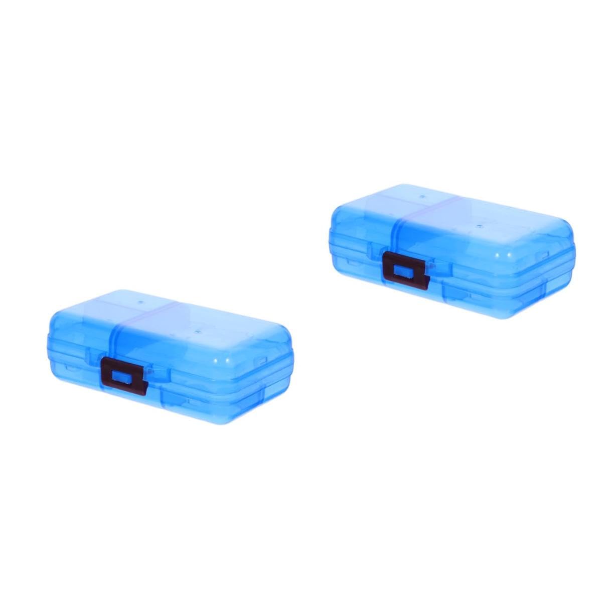 CALLARON 2 Pezzi Portapillole Portatile Porta Pillole Astuccio Settimanalmente Contenitori Di Medicina Portatile Custodia Organizzatore Di Medicinali Accessorio Marina Addominali
