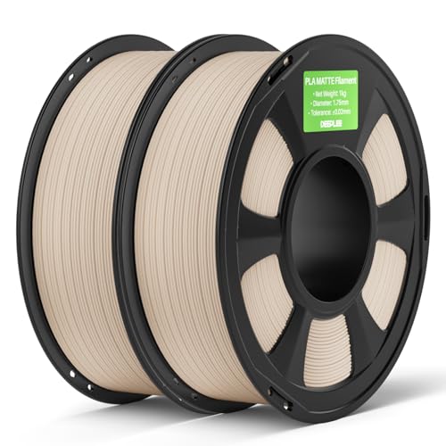 DEEPLEE Matte PLA Filament 1.75mm, 2kg Beige