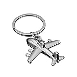 schlüsselanhänger flugzeug schnalle Material: Legierung WDOIT Flugzeuge Schlüsselanhänger Legierung Schlüsselbund Keychain mit Rot Band Handy Bagjewelry Anhänger Rucksack Deko, Männer und Frauen Kleine Geschenke