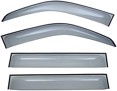 WellVisors Window Visors Wind Deflectors Compatible with Lexus LX470 1998-2007 Premium Series Rain Guards 3-847LX001