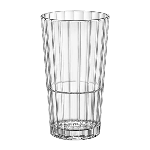 Bormioli Rocco Oxford Bar 1325 oz Stackable Beverage Drinking Glasses Clear Set of 6