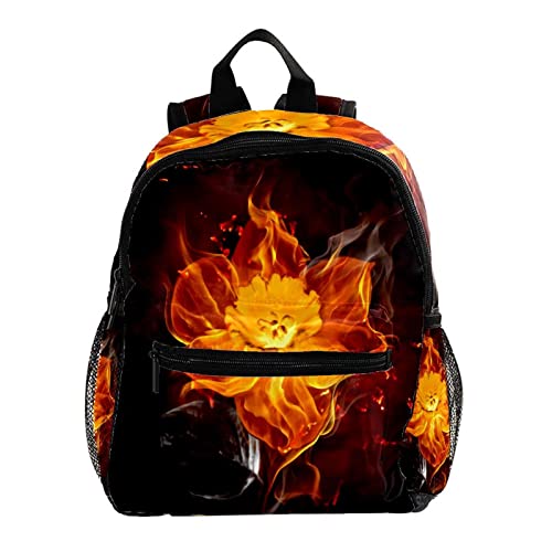 Sac à dos enfants pour sorties de week-end et parc avec joli motif fleuri coloré