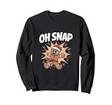 oh snap - disco di pan di zenzero da golf, frisbee per golf, natale felpa