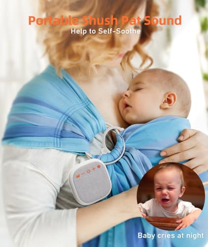 White Noise Sound Machine - Loud Portable Sound Machine for Sleeping, 30 Hours, 17 Sounds, 4 Timer, Memory, Brown Noise Machine for Office Privacy Home Travel, Mini Sound Therapy for Baby Adults - Image 6