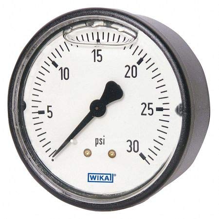 Pressure Gauge, 2" Dial Size, MNPT