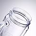 Cupture Double Wall Insulated Plastic Mason Jar Tumbler Mug - 20 oz, 3 Pack
