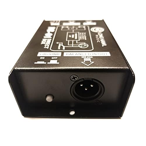 Passive Mono DI Direct Injection Box 1/4 Inch Impedance Transformer To Balanced